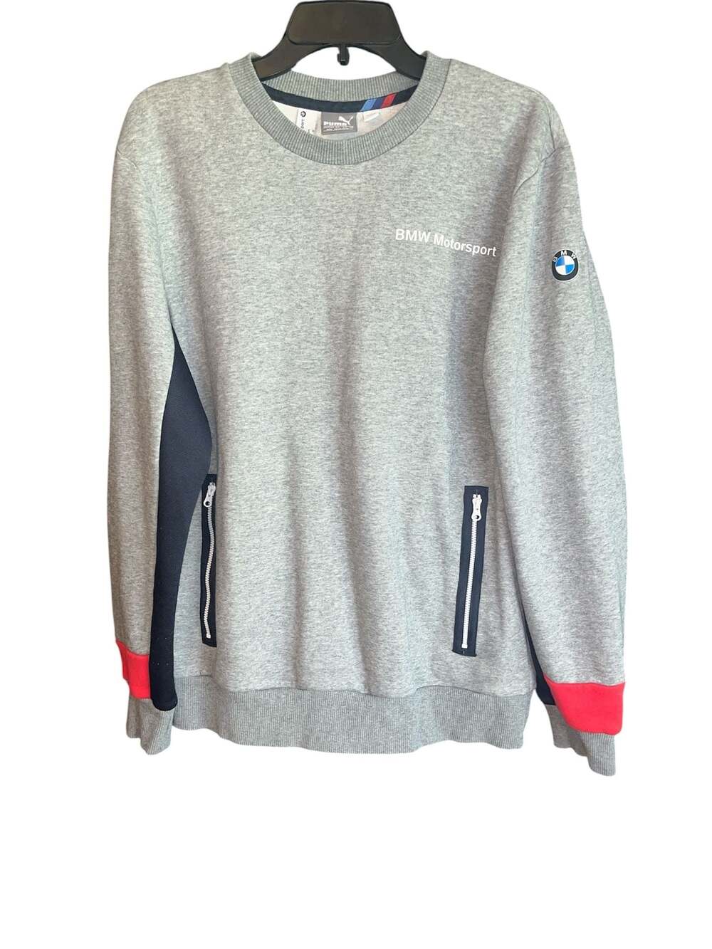 Puma x BMW Motorsport Crewneck Sweatshirt Grey Size Medium